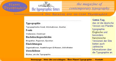 Planet typographie