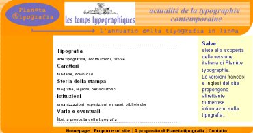 Pianeta tipografia