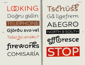 A small book of typefaces