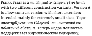 Fedra Serif