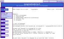Liste Typographie