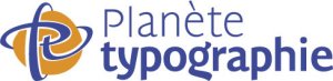 Logo Plan&egrave;te typographie