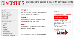 Projet diacritique