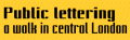 Public Lettering